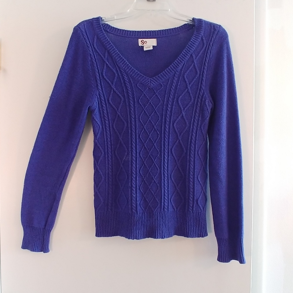 Blue Shimmer Sweater
